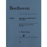 Henle Urtext Editions Beethoven - Bagatelle in A minor WoO 59 (Für Elise)