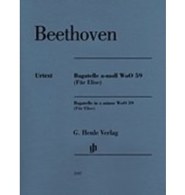 Henle Urtext Editions Beethoven - Bagatelle in A minor WoO 59 (Für Elise)