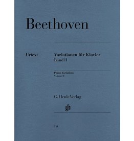 Henle Urtext Editions Beethoven - Variations for Piano - Volume II