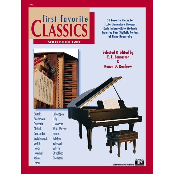 Alfred Music First Favorite Classics: Solo, Book 2
