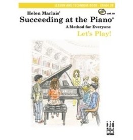 FJH Succeeding at the Piano, Lesson and Technique Book - Grade 2B (with CD)