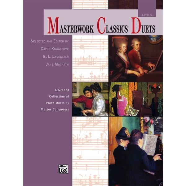 Alfred Music Masterwork Classics Duets, Level 5