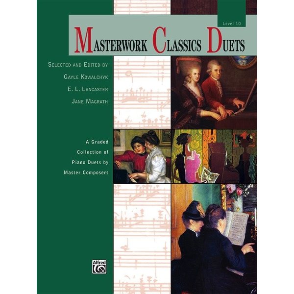 Alfred Music Masterwork Classics Duets, Level 10