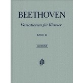 Henle Urtext Editions Beethoven - Variations for Piano - Volume II Hardcover