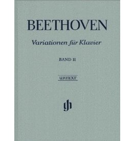 Henle Urtext Editions Beethoven - Variations for Piano - Volume II Hardcover