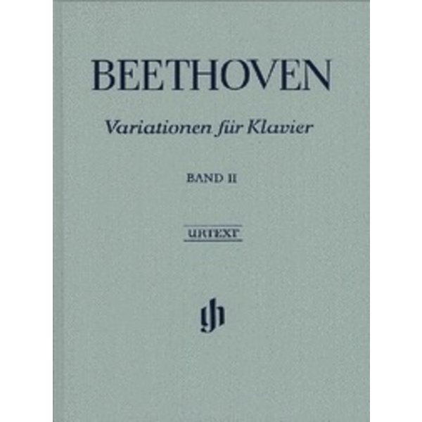 Henle Urtext Editions Beethoven - Variations for Piano - Volume II Hardcover