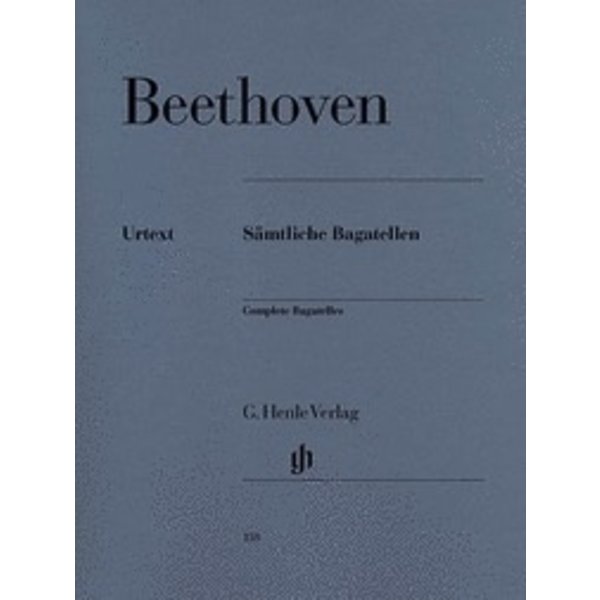 Henle Urtext Editions Beethoven - Bagatelles - Complete