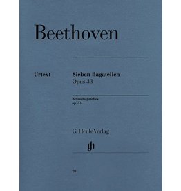Henle Urtext Editions Beethoven - Seven Bagatelles Op. 33
