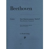 Henle Urtext Editions Beethoven - 3 Piano Sonatas WoO 47