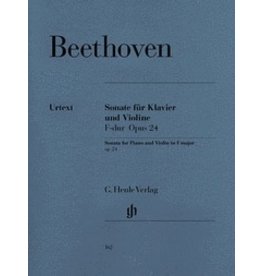 Henle Urtext Editions Bethoven -  Sonata for Piano and Violin in F Major Op. 24 (Spring Sonata)