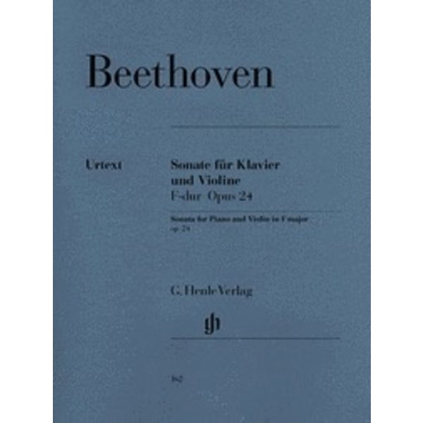 Henle Urtext Editions Bethoven -  Sonata for Piano and Violin in F Major Op. 24 (Spring Sonata)