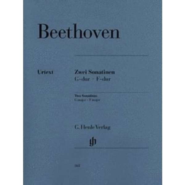 Henle Urtext Editions Beethoven - 2 Sonatinas for Piano in F Major and G Major Anh. 5