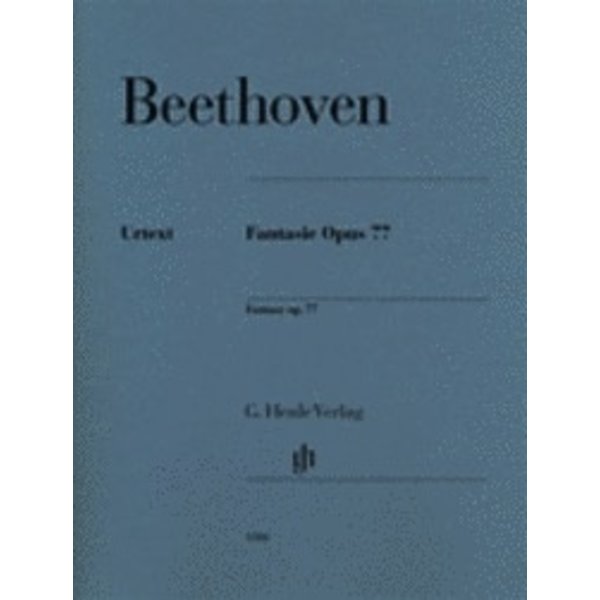 Henle Urtext Editions Beethoven - Fantasy Op. 77