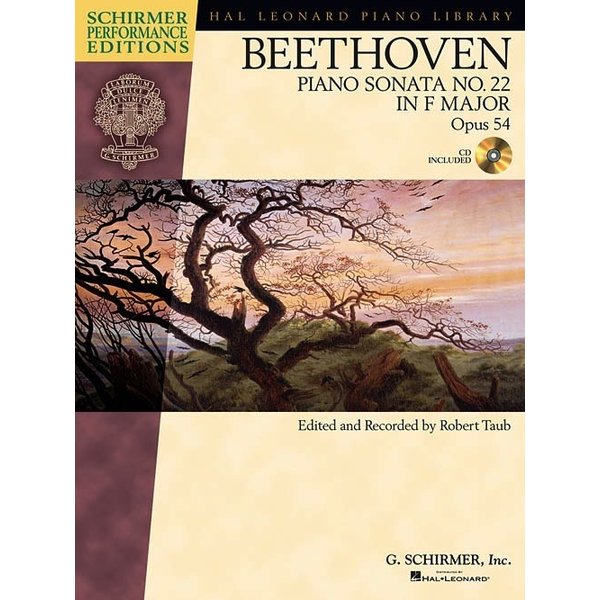 Schirmer Beethoven: Sonata No. 22 in F Major, Opus 54