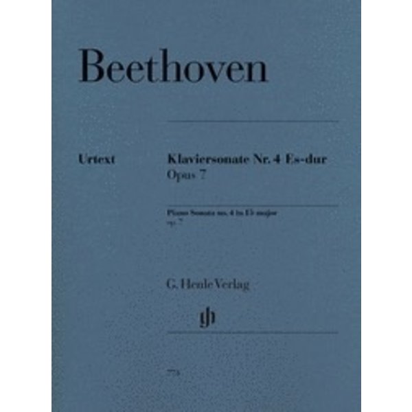 Henle Urtext Editions Beethoven - Piano Sonata No. 4 in E-flat Major, Op. 7