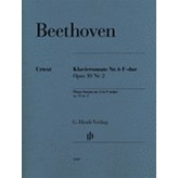 Henle Urtext Editions Beethoven- Piano Sonata No. 6 in F Major Op. 10, No. 2