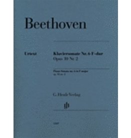 Henle Urtext Editions Beethoven- Piano Sonata No. 6 in F Major Op. 10, No. 2