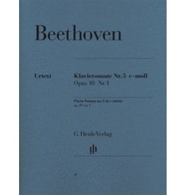 Henle Urtext Editions Beethoven - Piano Sonata No. 5 in C Minor Op. 10, No. 1