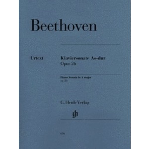 Henle Urtext Editions Beethoven - Piano Sonata No. 12 in A flat Major Op. 26