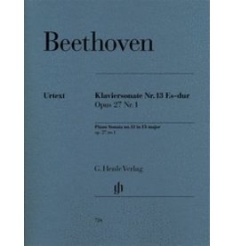Henle Urtext Editions Beethoven - Piano Sonata No. 13 in E Flat Major Op. 27, No. 1