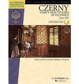 Schirmer Carl Czerny - Thirty New Studies in Technics, Op. 849