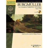 Schirmer Johann Friedrich Burgmüller - 18 Characteristic Studies, Opus 109