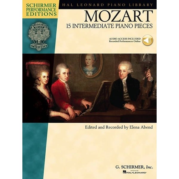 Schirmer Mozart - 15 Intermediate Piano Pieces