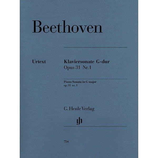 Henle Urtext Editions Beethoven - Piano Sonata No. 16 in G Major Op. 31