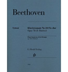 Henle Urtext Editions Beethoven - Piano Sonata No. 24 in F-sharp Major, Op. 78 (À Thérèse)