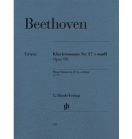 Henle Urtext Editions Beethoven - Sonata No. 27 in E Minor, Opus 90