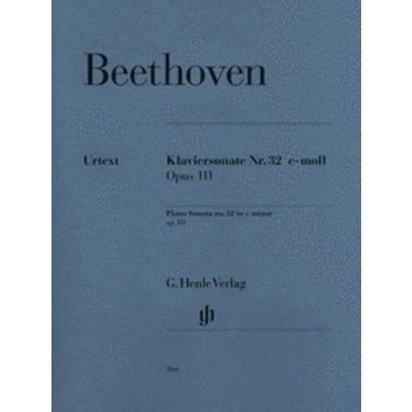 Henle Urtext Editions Beethoven - Piano Sonata No. 32 in C minor Op. 111