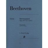 Henle Urtext Editions Beethoven - 2 Easy Piano Sonatas: No. 19 in G Minor Op. 49, No. 1 and No. 20 in G Major Op. 49, No. 2