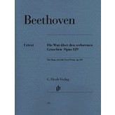 Henle Urtext Editions Beethoven - Alla Ingharese Quasi Un Capriccio G Major Op. 129 [The Rage Over the Lost Penny]