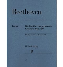 Henle Urtext Editions Beethoven - Alla Ingharese Quasi Un Capriccio G Major Op. 129 [The Rage Over the Lost Penny]