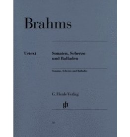 Henle Urtext Editions Brahms - Sonatas, Scherzo and Ballades