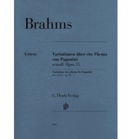 Henle Urtext Editions Brahms / Paganini - Variations Op. 35
