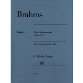 Henle Urtext Editions Brahms - 3 Intermezzi, Op. 117