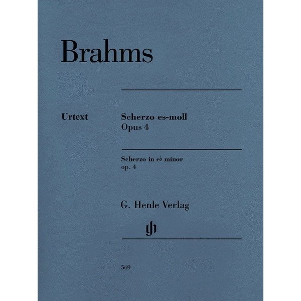 Henle Urtext Editions Brahms - Scherzo in E-Flat minor, Op. 4