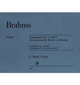 Henle Urtext Editions Brahms - Symphonies Nos. 1 and 2