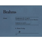 Henle Urtext Editions Brahms - Symphonies No. 3 and 4