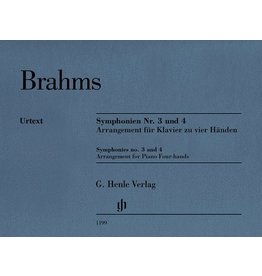 Henle Urtext Editions Brahms - Symphonies No. 3 and 4