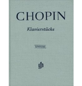 Henle Urtext Editions Chopin - Piano Pieces Hardcover