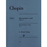 Henle Urtext Editions Chopin - Piano Sonata in C minor, Op. 4