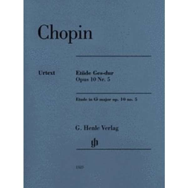 Henle Urtext Editions Chopin - Etudes Opus 10 Nr. 5