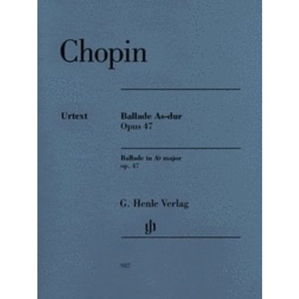 Henle Urtext Editions Chopin - Ballade in A-flat Major, Op. 47