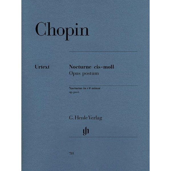 Henle Urtext Editions Chopin - Nocturne in C Sharp minor Op. Posth.