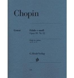 Henle Urtext Editions Chopin - Etude in C minor Op. 10, No. 12 (Revolution)