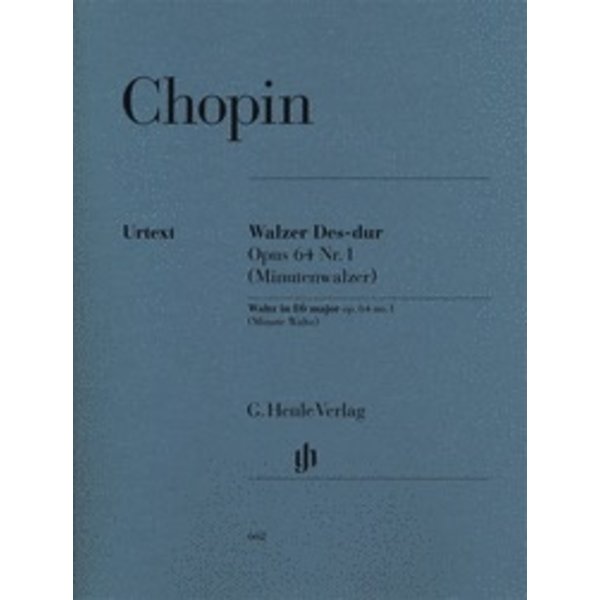 Henle Urtext Editions Chopin - Waltz in D Flat Major Op. 64 (Minute)