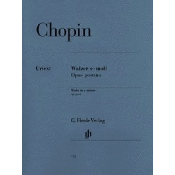 Henle Urtext Editions Chopin - Waltz in E minor Op. Posth.