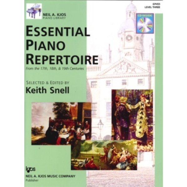 Kjos Keith Snell Essential Piano Repertoire, Level 3